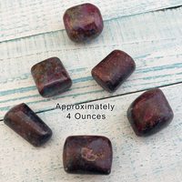Ruby Kyanite Natural Tumbled Gemstone - 4 Ounces