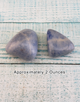 Blue Quartz Natural Tumbled Gemstone - Large One Stone - 2 Ounces