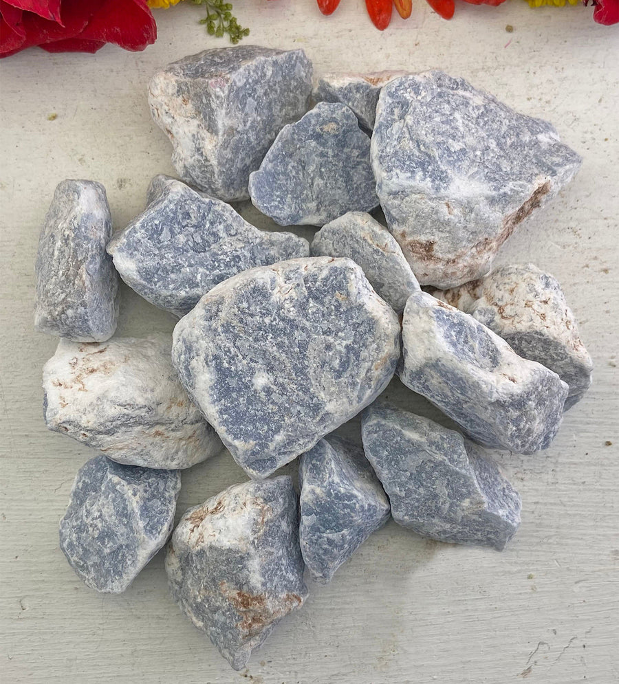 Angelite Natural Raw Rough Gemstone - Stone of Angelic Beings