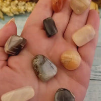 Multi-Moonstone Tumbled Gemstone - Video