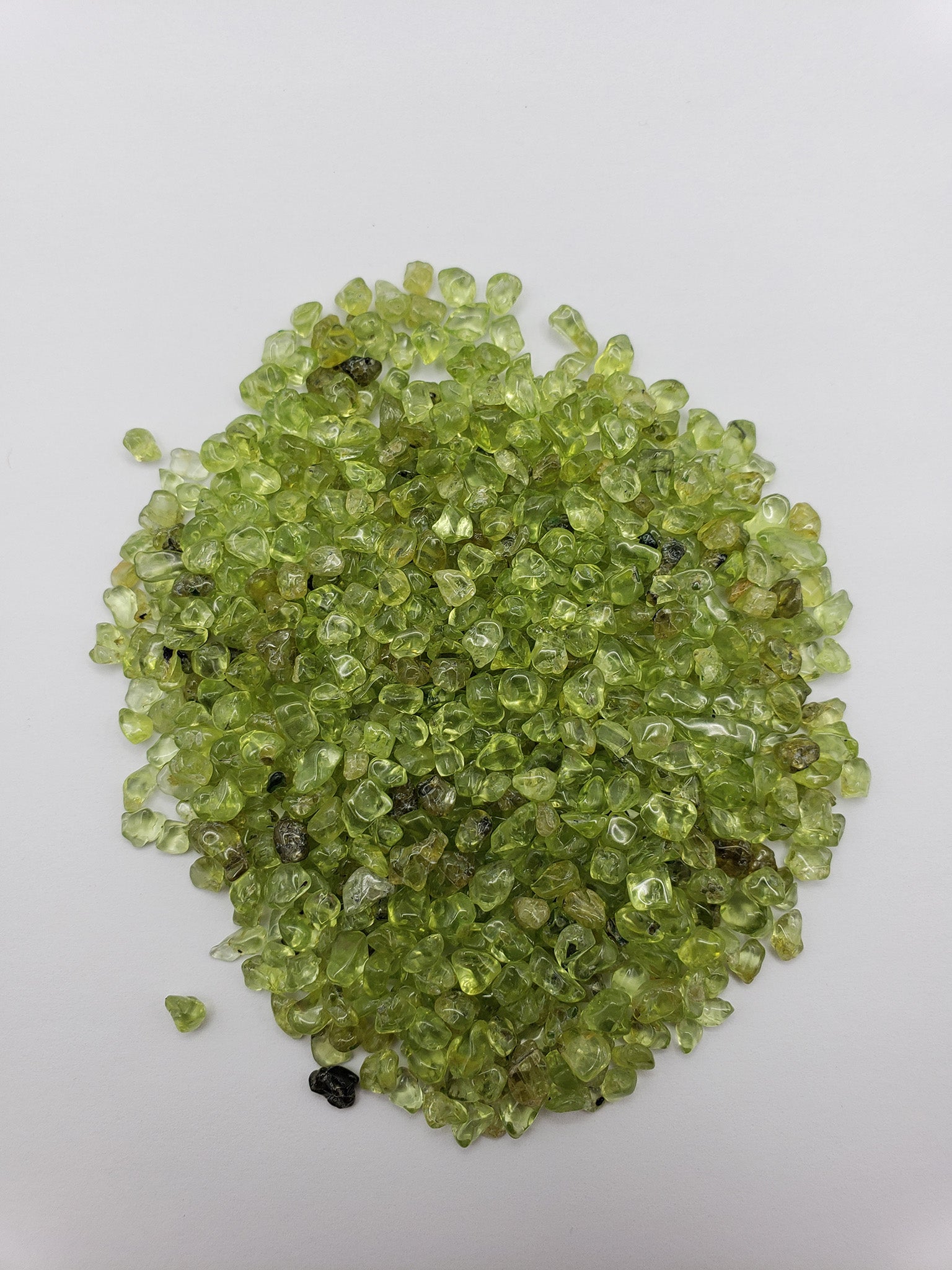 Gemmy Green Peridot Chips, newest 50grams Natural Raw Peridot, Healing Crystal Gift For Her