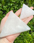 Selenite Triangle Charging & Cleansing Tile - Multiple Sizes