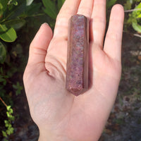 Ruby Kyanite Gemstone Double-Terminated Point Wand