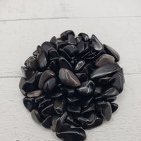 Two ounces of Obsidian crystal chips