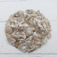 2 ounces of lodolite chips on display
