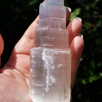 Selenite Gemstone Tower for Cleansing and Charging - Small Video