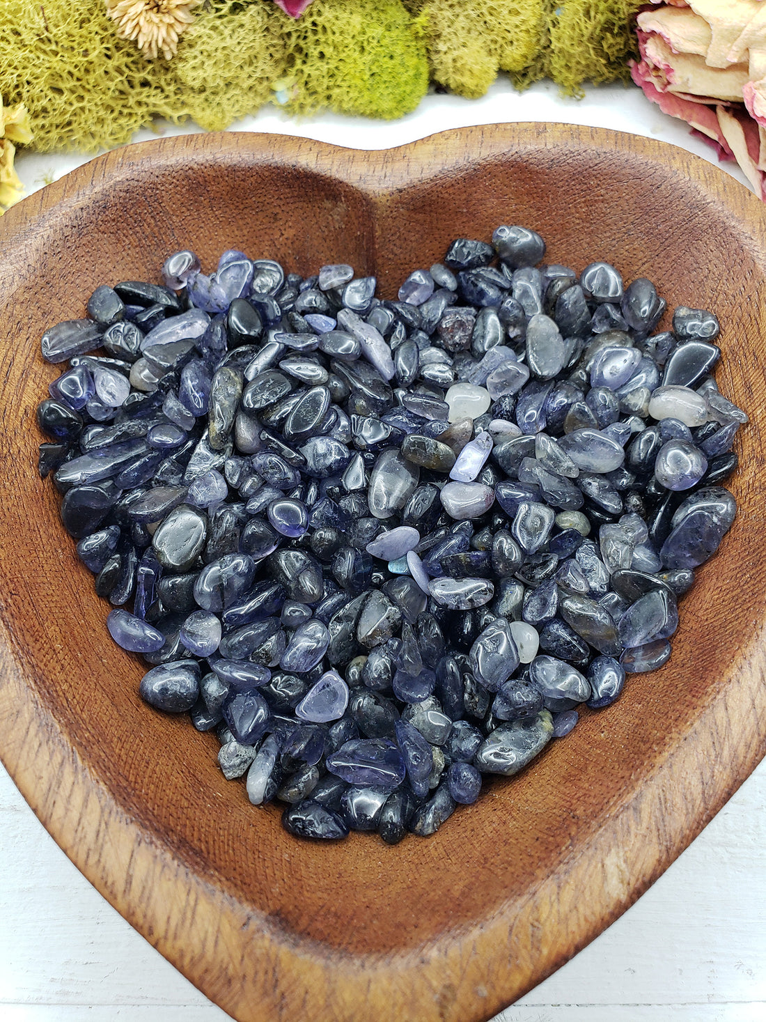 Iolite Natural Crystal Chips - By the Ounce