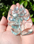 Aqua Blue Obsidian Tumbled Polished Reiki Gemstone