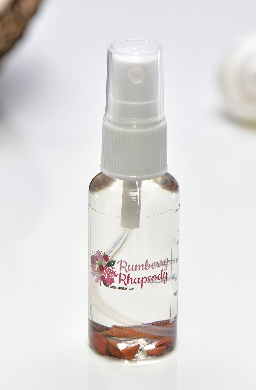 Rumberry Rhapsody - Red Jasper Gemstone Diffused Alcohol-Free Aromatherapy Room and Body Spray