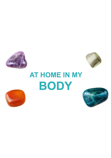 At Home in My Body Pocket Stone Set - 4 Intuitively Chosen Gemstones with Pouch