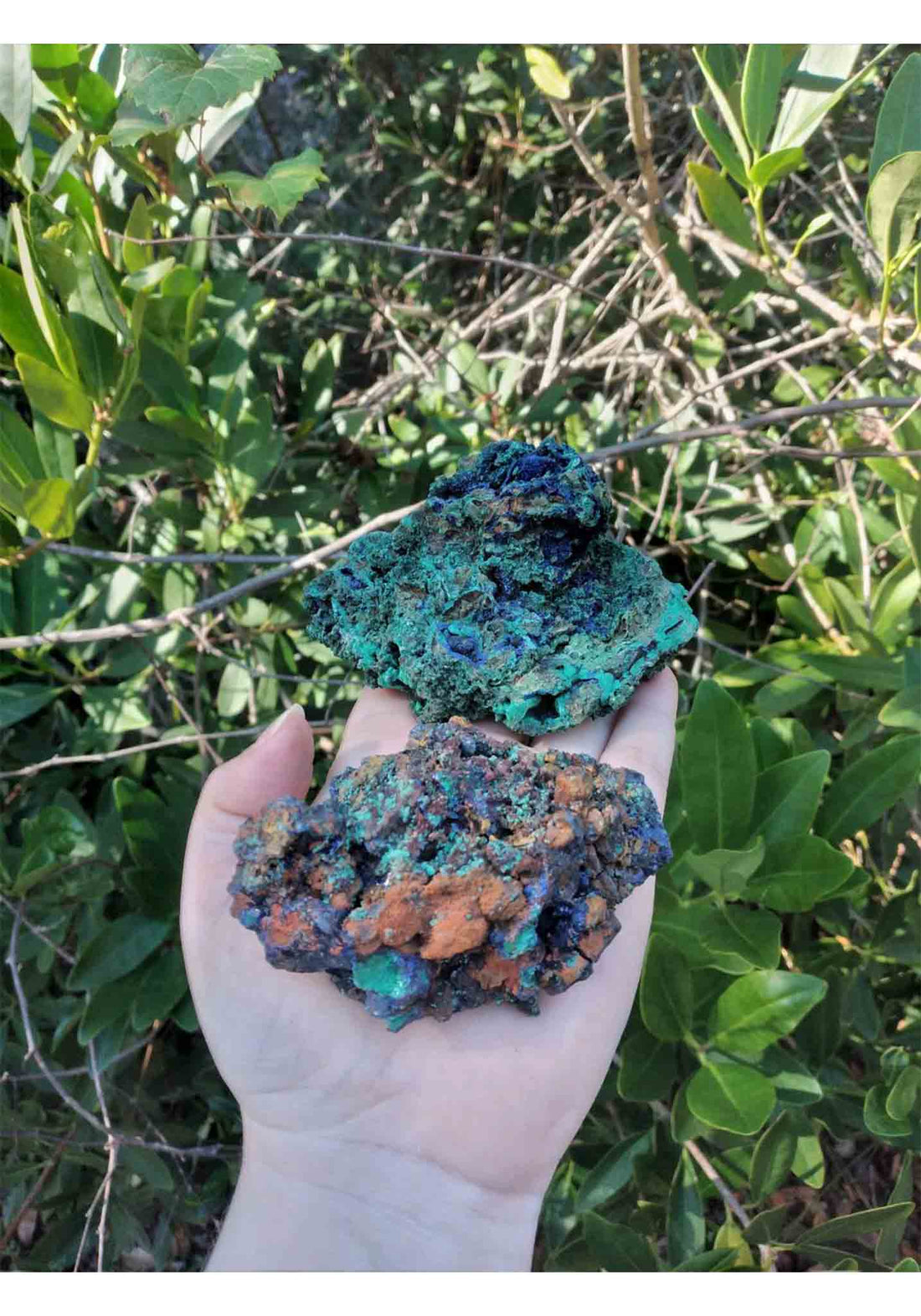 Large Azurite Malachite Natural Raw Rough Gemstone Cluster - Exceptional Beauty! 2
