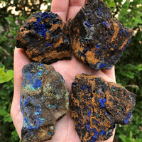 Azurite Natural Gemstone Cluster B-Grade - Stone of Psychic Power - Multiple Sizes!