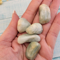 Aquamarine Beryl Tumbled Stones