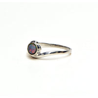 Australian Opal Sterling Silver Ring - Mia 3
