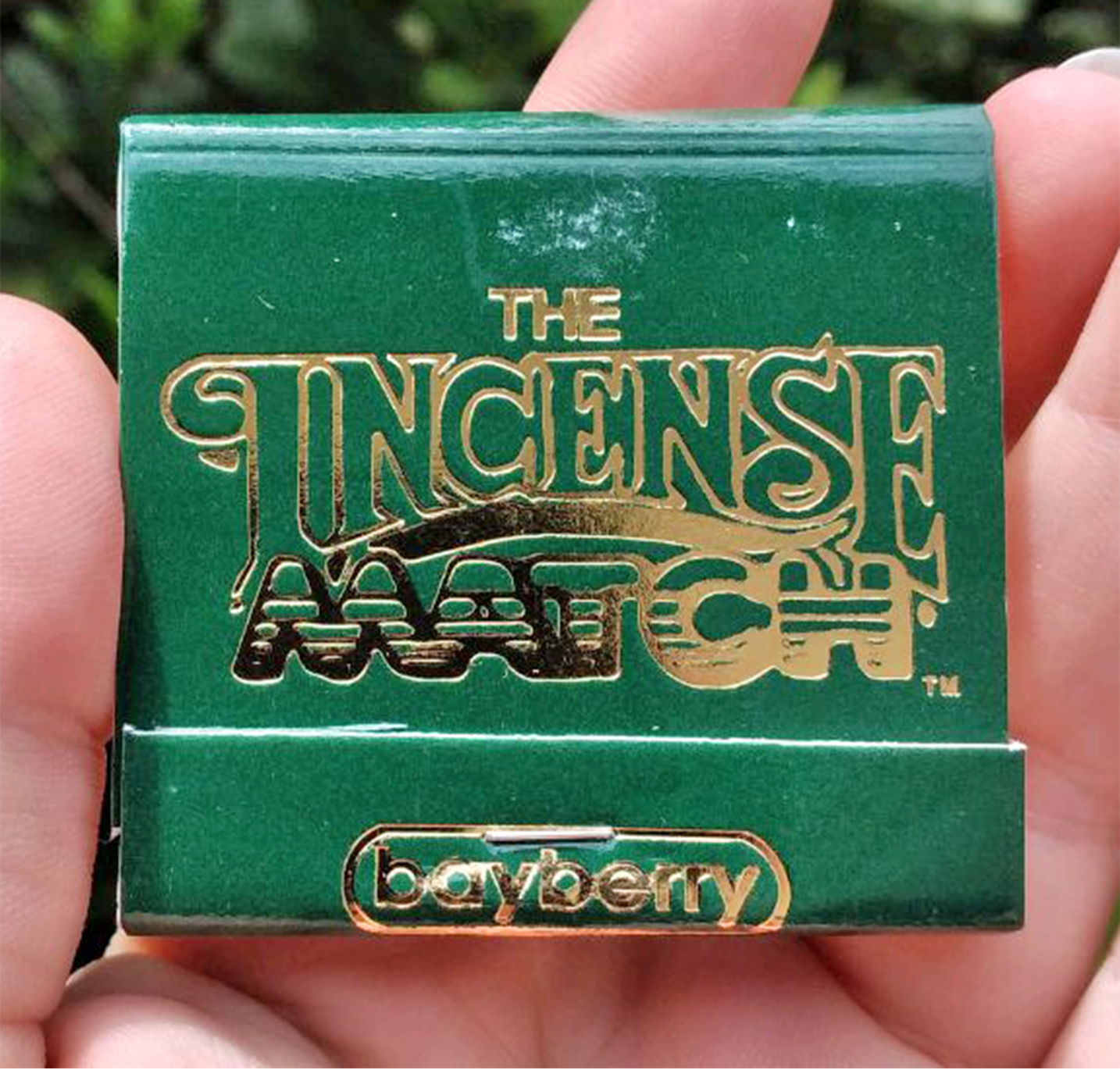 Incense Matchbook - Scented Matches for Meditation &amp; Rituals - Bayberry