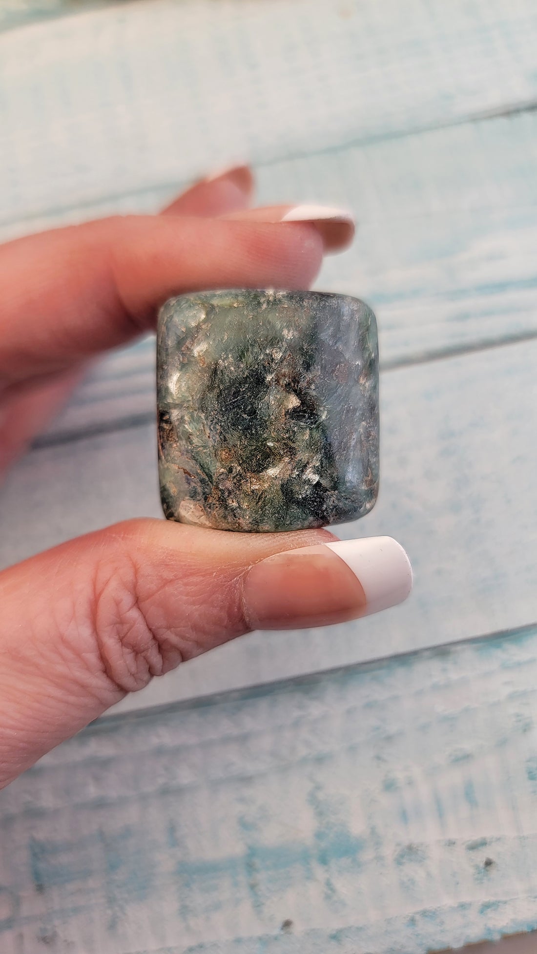 Blue-Green Kyanite Stone