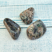 Blue-Green Kyanite Tumbled Gemstones