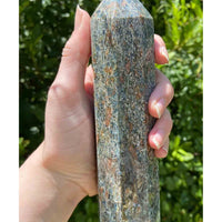 JUMBO Blue-Green Kyanite Obelisk Tower Point - Stone of Ethereal Power! 4