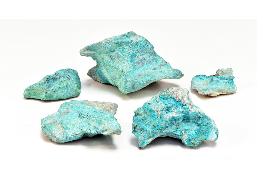 Blue Copper Oxidized Natural Chunks