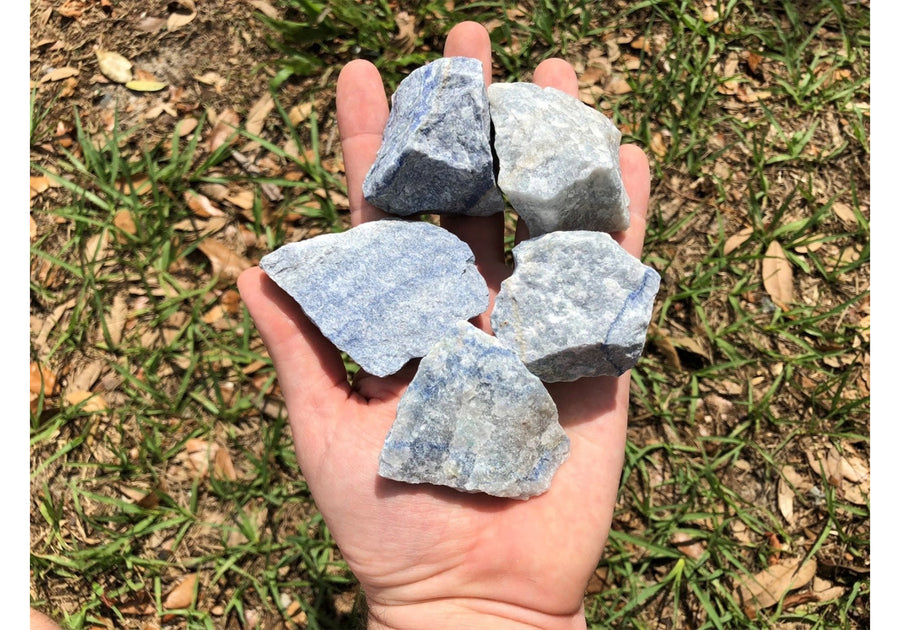 Blue Quartz Natural Raw Rough Gemstone - Stone of Inner PeaceBlue Quartz Natural Raw Rough Gemstone - Stone of Inner Peace