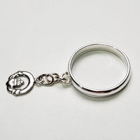 Sterling Silver Claddagh Charm Handmade Ring