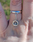 Sterling Silver Claddagh Charm Handmade Ring