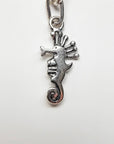 Sterling Silver Seahorse Charm Handmade Ring