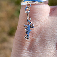 Sterling Silver Seahorse Charm Handmade Ring