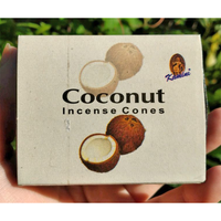 Coconut Scent Kamini Incense Cones - Set of 10 Cones