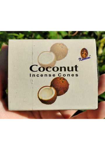 Coconut Scent Kamini Incense Cones - Set of 10 Cones