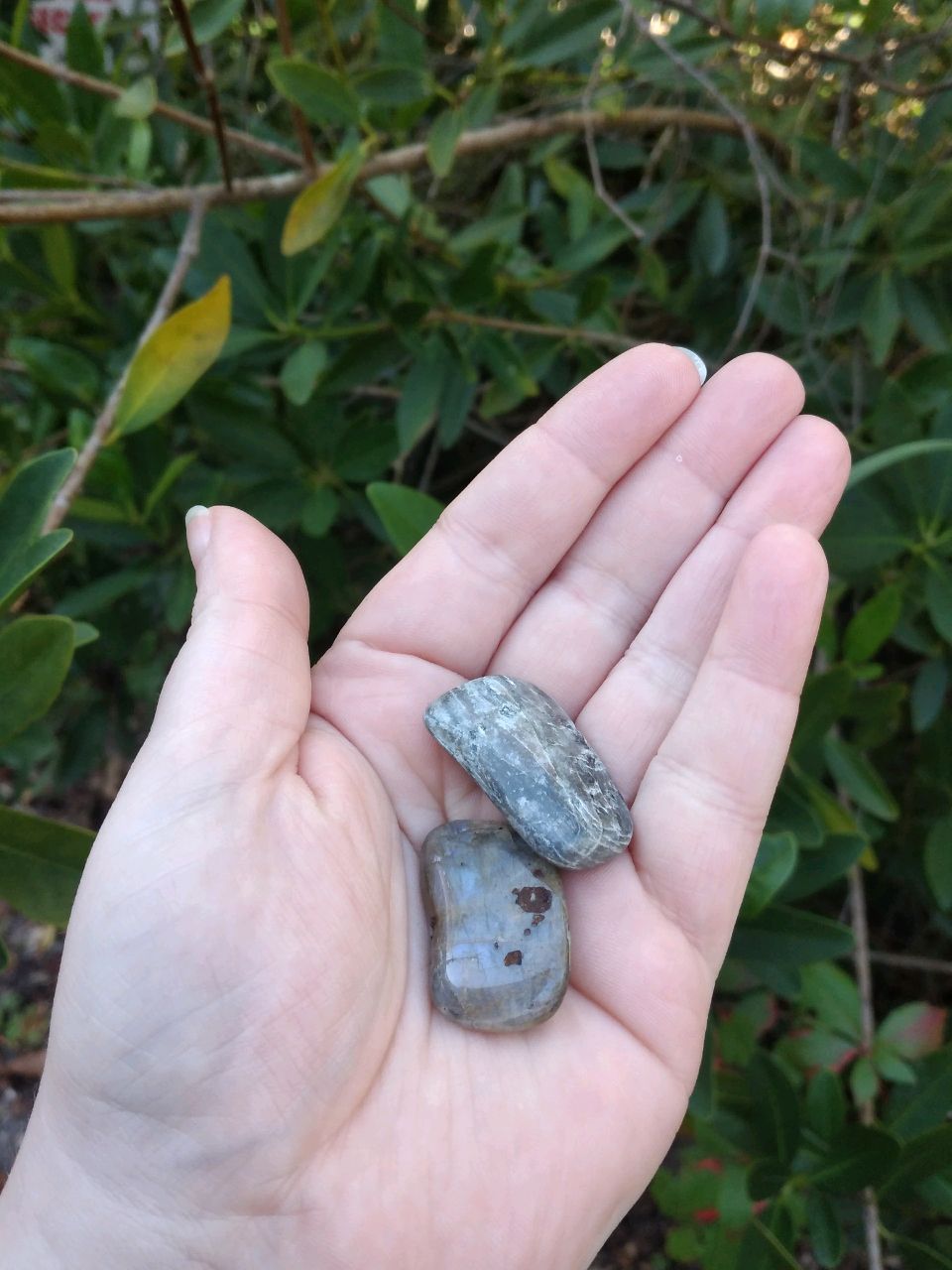 Electric Blue Moonstone Gemstone Tumbled Single Stone Crystal