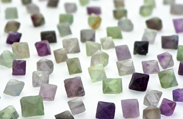 Fluorite Octahedron Natural Gemstone by the Bag | Crystal Gemstone Shop.