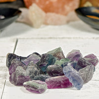 Fluorite Raw Natural Rough Gemstone - Small | Crystal Gemstone Shop.