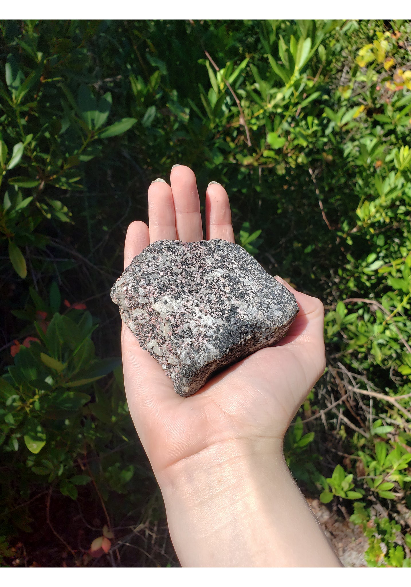 Franklin Willemite in Calcite Matrix Natural Gemstone Slab 2
