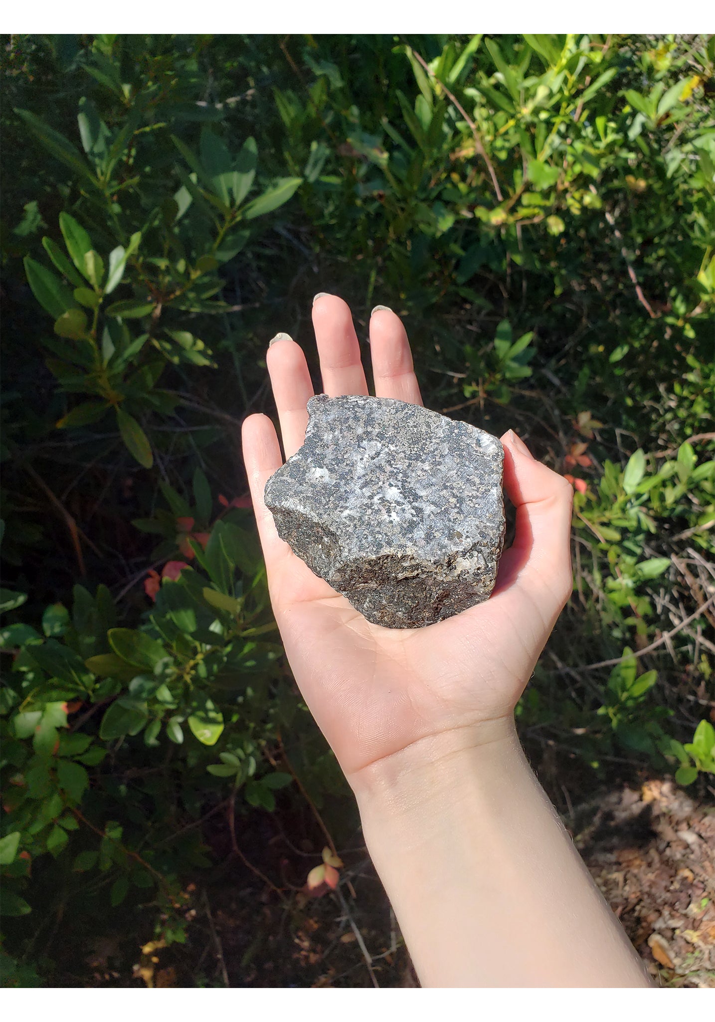Franklin Willemite in Calcite Matrix Natural Gemstone Slab 6