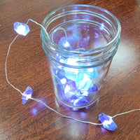 Fluorite Gemstone Fairy Lights LED Strand
