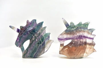 Fluorite Mythical Unicorn Gemstone Animal Carving