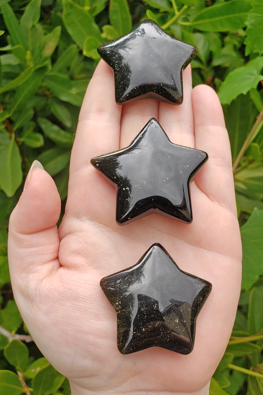Gold Sheen Obsidian Gemstone 40mm-45mm Star