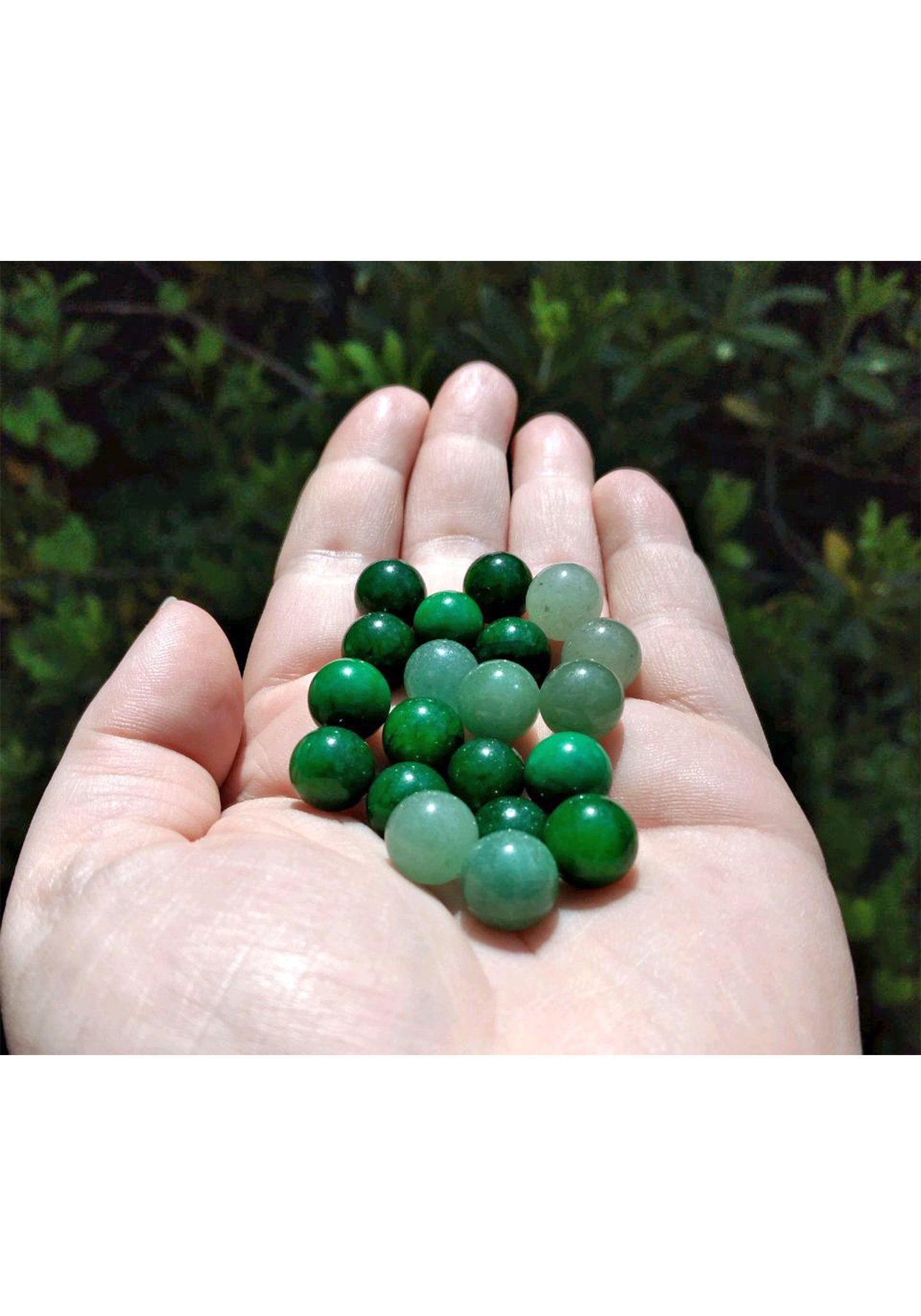 Green Aventurine Natural Gemstone Orb Marble - 10mm Sphere