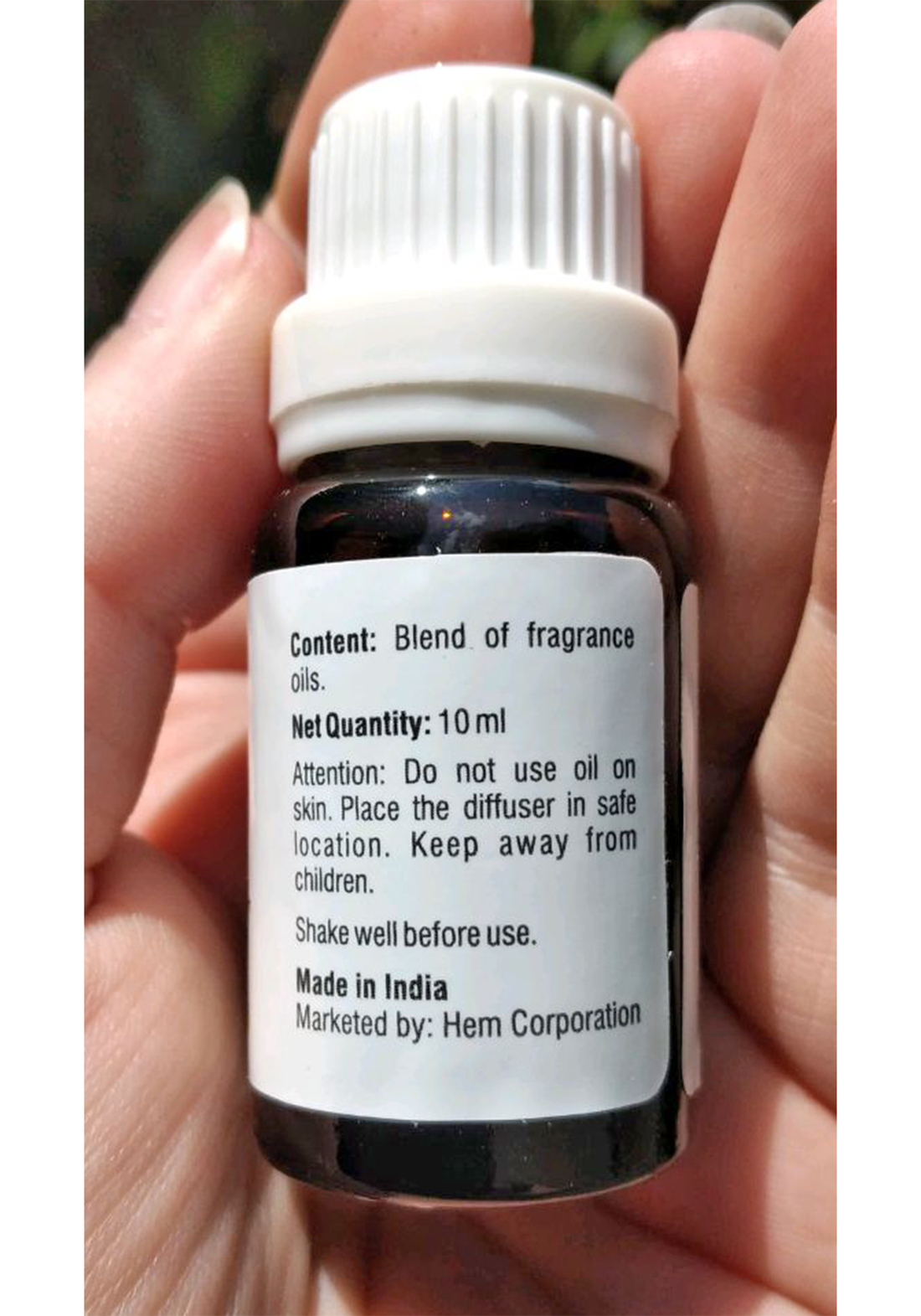HEM Aroma Oil for Aromatherapy Diffusers & Lamps - 10ml Mystic Lemongrass Scent - Instructions