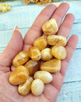 Gold Honey Amber Calcite Tumble Bulk