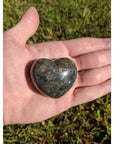 Labradorite Gemstone Heart - Puffy 45mm 2