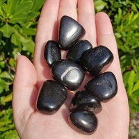 Jet Natural Tumbled Gemstone - Stone of Natural Cleansing