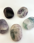 Jumbo Fluorite Polished Meditation Power Palm Stone - 2