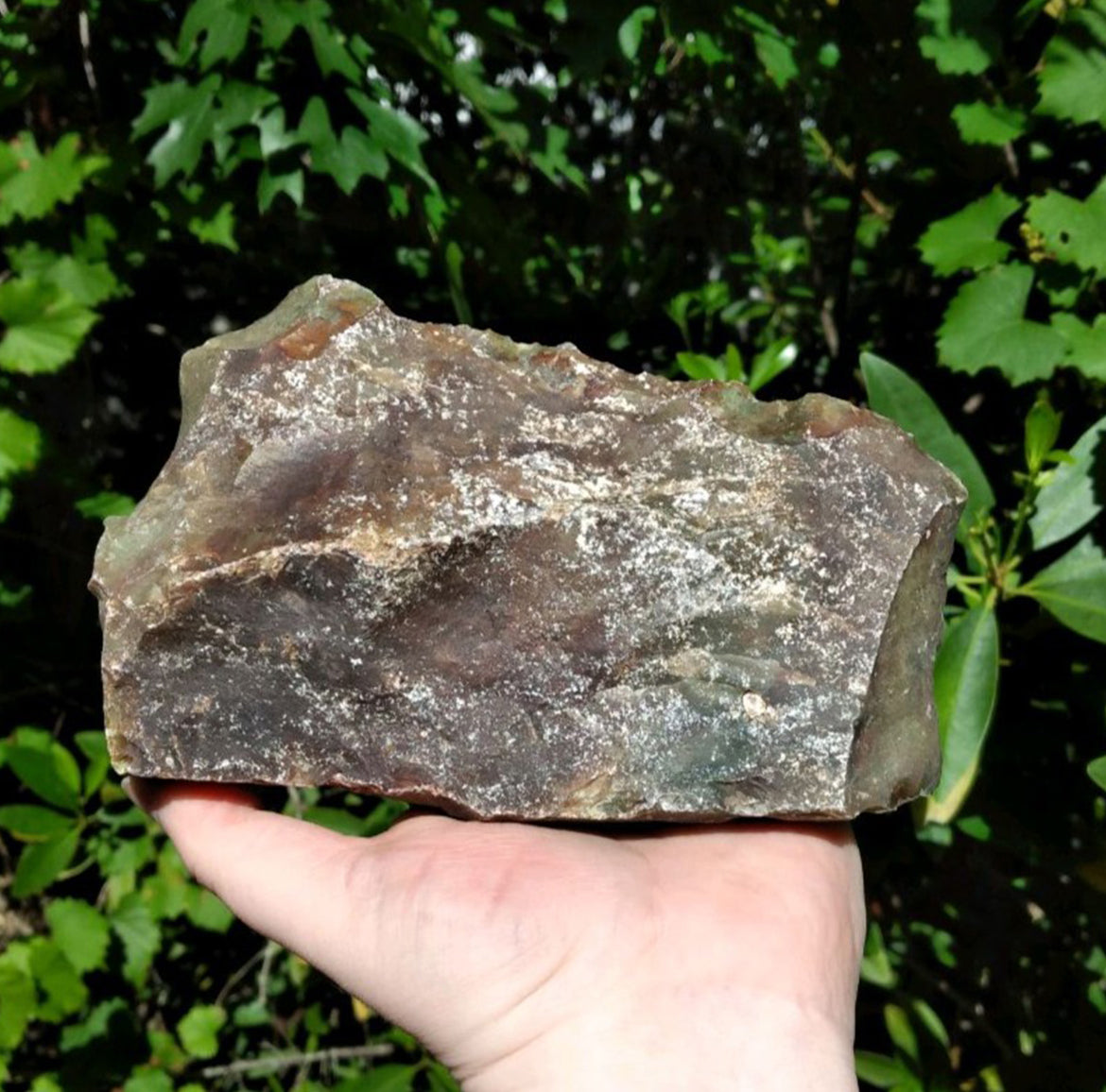 Fancy Jasper Natural Rough Gemstone Chunk - Jumbo [ 4.25" - 5.5" Length ] 2