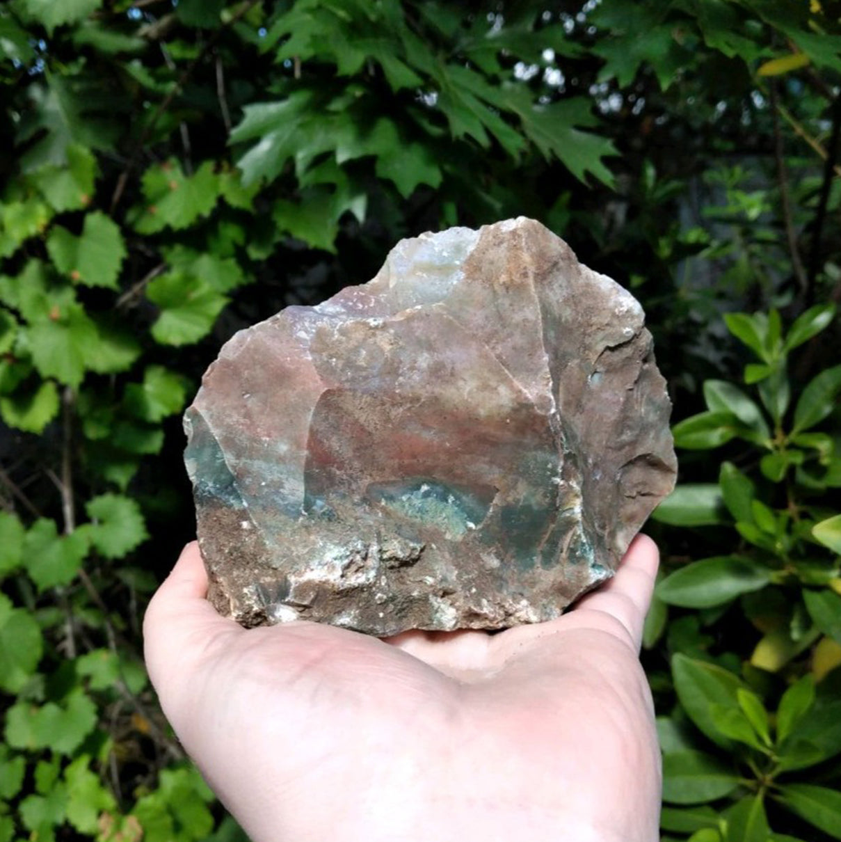Fancy Jasper Natural Rough Gemstone Chunk - Jumbo [ 4.25" - 5.5" Length ] 3