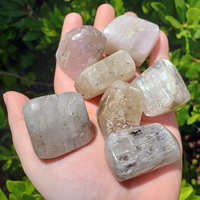 Kunzite Natural Tumbled Gemstone - Stone of Love and Joy