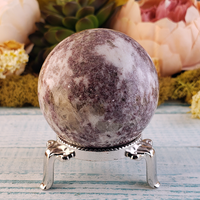 Metal Display Stand Holder for Orb Sphere Marble - Large