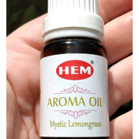 HEM Aroma Oil for Aromatherapy Diffusers & Lamps - 10ml Mystic Lemongrass