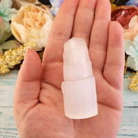 Selenite Gemstone Tower for Cleansing and Charging - Mini